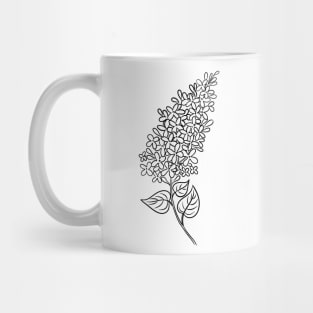 lilac flower Mug